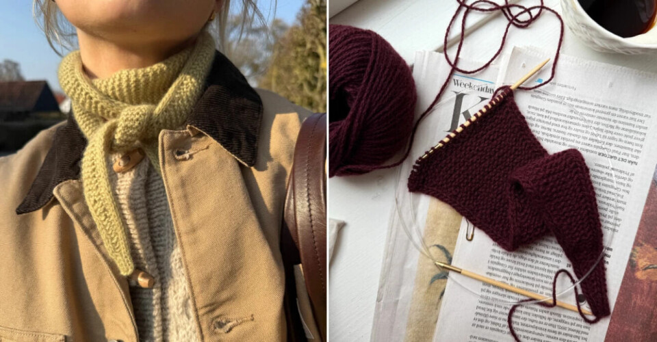 Strikk ditt eget Sophie-skjerf – høstens mest trendy accessoir