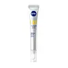 Tube med Nivea Q10 Power Expert Wrinkle Filler Serum på hvit bakgrunn.