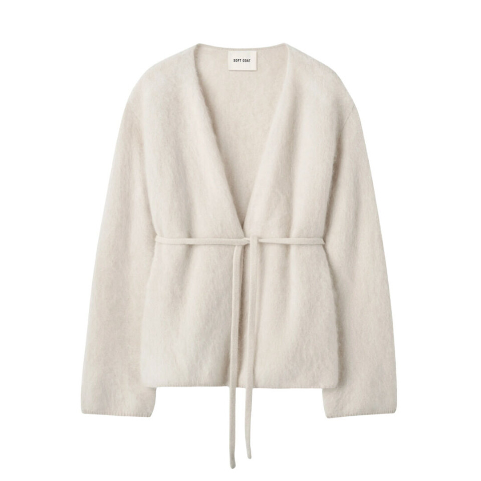 Wrap-cardigan fra Soft Goat